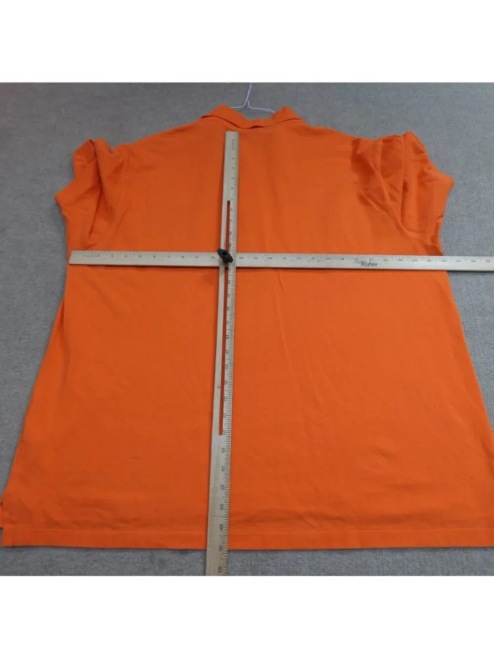 Polo Ralph Lauren Polo Shirt 2XB Orange Solid Pique